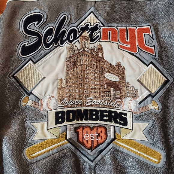 Schott NYC Lower Eastside Bombers Leather Jacket - Picture 7 of 11